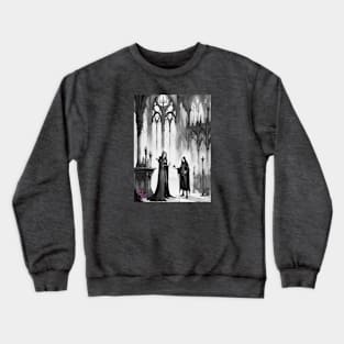 Knight  Templar and the Devil Crewneck Sweatshirt